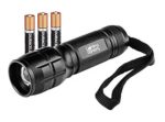 Lighting Dynasty Ld050 Cree Led Flashlight, Super Bright, Adjustable Focus, Duracell Batteries Included