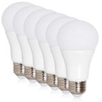 Maxxima LED A19 – 800 Lumens 60 Watt Equivalent Warm White (2700K) Light Bulb, 10 Watts (Pack of 6)