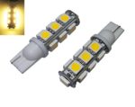 GRV T10 921 194 13-5050 SMD Wedge LED Bulb lamp Super Bright Warm White DC 12V Pack of 10