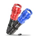 Xtreme Bright® Mini Pocket Torch – LED Keychain Flashlight (Includes 2 – Red & Blue) Come with our 100% Lifetime Warranty Through Triumph Innovations Only