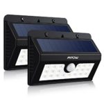 Mpow Super Bright Solar Lights Weatherproof 20 LED Outdoor Motion Sensor Lighting [2-Pack]