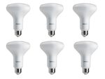Philips 459560 Dimmable 65 Watt Equivalent Dimmable Soft White BR30 LED Light Bulb, Frustration Free 6 Pack