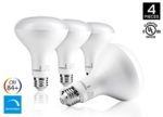 4-Pack of Hyperikon BR30 LED Bulb, 9W (65W equivalent), 3000K (Soft White Glow), Wide Flood Light Bulb, 120° Beam Angle, Medium Base (E26), Dimmable, UL-Listed