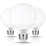 LOHAS® 9 Watt LED Globe Bulb, G25 LED Bulbs, 60Watt Vanity Light Bulbs Equivalent, LED Light Bulb Daylight 5000k, Medium Screw Base (E26), 810lm LED Lamp for Home Lighting, LED Globe Lights-3 Pack
