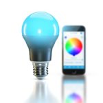 LUCERO® – Smart Color Changing LED Light Bulb – Bluetooth App Smartphone Controlled ● Mood Lighting for Relaxation, Party Lights, Romantic Dinner, or Decorative RGB Bulbs – Perfect Gift Idea