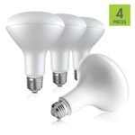 LED Light Bulb BR30 – Daylight 5000K – 9W Bulbs – 60 Watt Equivalent (Pack of 4)