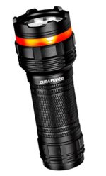 Durapower® 600 Lumen Military Cree LED Flashlight Tactical Torch Adjustable Focus 5 Light Modes Waterproof Black