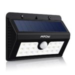 Mpow Bright Solar light, Solar Powered Outdoor Motion Active 20 LED Lights for Garden Patio Fencing Path Lighting