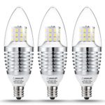 (3 Pack) LOHAS LED Bulb, 3000K Soft White Candelabra LED Lights, 65-70 Watt Light Bulbs Replacement, 7 Watt E12 Candelabra Base LED Bulbs, 120V, 680 Lumens Lamps for Home