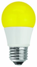 TCP 40 Watt Equivalent, Single-Pack LED Yellow Bug Light Bulbs, Non-Dimmable, RLA155Y
