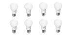Philips 462176 40 Watt Equivalent Soft White A19 LED Light Bulb, 8-Pack