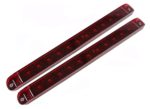 PAIR 17″ RED LED SEALED TRAILER STOP, TAIL, AND TURN RED LIGHT BAR (WATERPROOF)
