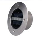 Solar LED Recessed Ground Deck Dock Patio Light for Outdoor Garden Decoration by Lightess