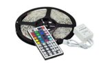 SpeedControl Flexible Super Bright Water-resistant 16.4Ft 5M 5050SMD RGB 300LED Light Strip lamp + 44Key IR Remote (Supports Max 5 meters of RGB LED flexible strips)