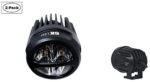 6KLED 20W CREE 3″ Round LED Light Driving Work Light Truck Tacoma Tundra Ram F150 F250 Raptor Rhino ATV UTV Quads Side by Side RZR XP1000 RZR 900 Motorcycle KTM RC8 Kawasaki KLR650 XR250 Artic-Cat Wildcat UTV Yamaha Viking (2 Pack)