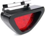 Docooler Universal F1 Style 12 LED Rear Tail Brake Stop Light Third Red Strobe safety Fog DRL Lamp