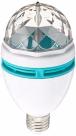 Lightahead® LA005 Rotating LED Strobe Bulb Multi changing Color Crystal Stage Light