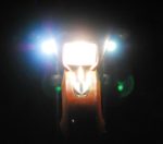 Motorcycle CREE lights LED fog street touring cruiser dual sport off