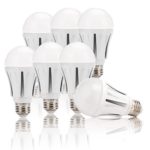 (6 Pack)LOHAS® 12W A19 LED Light Bulbs, Daylight White 6000K, 75Watt Equivalent, 1010Lm E26 Medium Screw Base, Energy LED Bulbs For Home