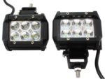 TMS LED-XT-18W30D-K 18W 1260LM CREE Spot Led Work Light Bar Black for off-Road SUV Boat 4×4 Jeep, 2 Piece