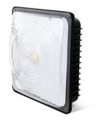 Hyperikon® 70W LED Canopy Light , (350W HPS/HID Replacement), 5000K (Crystal White Glow), 5900 Lumens, 9.5″ x 9.5″, Waterproof and Outdoor Rated, DLC-Qualified and UL-Listed