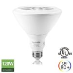 PAR38 Led Bulb,Flood Light Bulb,LuminWiz 18W 4000K 1300lm Daylight White Dimmable LED Light Bulb,120W Equivalent,E26 Base,UL Listed