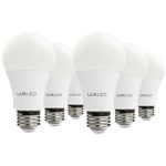 Lux LED® 60W Equivalent Light Bulb 6-Pack – 750 Lumen Energy Efficient & Dimmable – Indoor/Outdoor Use For Fixtures, Lamps, Fans, & More