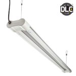 Hyperikon Utility LED Shop Light, 4FT Integrated LED Double-Fixture, 38W (100W Equivalent), 3800 Lumens, 4000K (Daylight Glow), Frosted Cover, Corded-electric