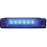 T-H Marine LED LED-51801-DP Slim Line Utility Strip Lights, 4″ – Blue