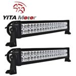 YITAMOTOR 2 X 120W 24″ inch Spot Flood Combo LED Light Bar Car 4WD SUV Truck ATV UTE Offroad