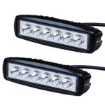 Nilight 2PCS 18w LED Spot Work Light Off Road Led Lights Bar Fog Driving Bar Jeep Lamp,2 years Warranty