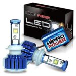 Hipro Power H11 LED Headlight Kit – 60W 6,000LM 6000K Diamond White CREE MK-R – 2 Yr Warranty