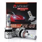 VK-G8 9005 H10 9145 12000LM LED Headlight Conversion Kit, High beam headlamp, DRL Lamp, HID or Halogen Head light Replacement, 6500K Xenon White, 2 pcs- 2 Year Warranty