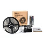 TaoTronics Colored Led Strip Lights Kits Rope Lights for Indoor and Outdoor Decoration (300 Leds, 44 Key, 60w)
