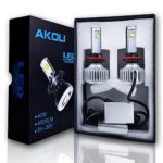 AKOLI H11 40W, 4000lm 6K CREE LED Headlight Bulbs All-in-one Conversion Kit