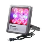 LED Plant Grow Light 16W Red Blue White Lights for Garden Greenhouse, Hydroponics, Indoor Cultivation (US Plug Flood Light, Pink)