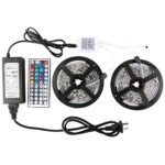 WenTop® Led Strip Lights Kit Non-waterproof SMD 5050 32.8 Ft (10M) 300leds RGB 30leds/m with 44key Ir Controller and Power Supply for Trucks Boats Kicthen Bedroom and Sitting Room