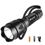Kamisafe Tactical LED Flashlight – Waterproof,Cree,XML,Q5,Torch Light,Outdoor,5 Modes,18650 Battery and charger,For Hiking, Camping, Emergency