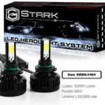 Stark All-in-One LED Headlight Conversion Kit – 80 Watt – 8,000 Lm – Cool White 6000K 6K – Low Beam / Fog Light Bulbs – 9006 / HB4