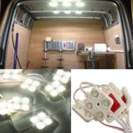 AUDEW 40 Led White Interior Lights Kit Led Modules For LWB Van Lorries Sprinter Ducato Transit VW