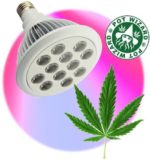 Pot Wizard TM LED Grow Light for Bigger Stronger and Faster Herbal Harvest. This Light for More Buds