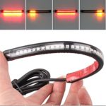 3528 Pasted 32 LED Motorcycle Flexible Strip Tail Brake Stop Turn Signal License Plate Light Integrated Red Amber Truck