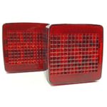 LED Submersible Trailer Tail Lights, Under 80″ Combo Stop, Turn and Tail Functions with License Plate (Made in the USA)