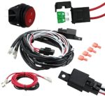 EPAuto 12V 40 Amp Off Road LED Light Bar Wiring Harness Kit, 40A Relay / Fuse / ON-OFF Switch