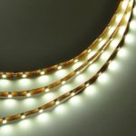 LEDwholesalers 16.4 Feet (5 Meter) Flexible LED Light Strip with 300xSMD3528 and Adhesive Back, 12 Volt, Neutral White, 2026NW
