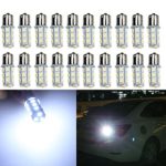 20 X1156 1141 1003 BA15S 18 SMD RV Camper White LED Light Bulbs Tail Backup