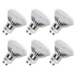 LE 3.5W MR16 GU10 LED Bulbs, 50W Halogen Bulbs Equivalent, 350lm, 120° Beam Angle, 5000K Daylight White, LED Light Bulbs, Pack of 6 Units