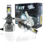 Evitek LED Headlight Bulbs – Hi/Lo H4 (9003) – Easy Installed, 40W 4,500Lm 6500K Pure White OSRAM LED Bulbs- 1 Year Warranty