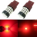 Alla Lighting 39-SMD 7443 7440 T20 High Power 2835 Chipsets Xtremely Super Bright Pure Red LED Bulbs for Brake Tail Light
