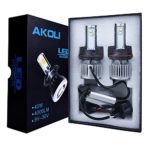 Akoli H13 LED Headlight Bulbs All-in-one Conversion Kit – 80w 8,000Lm 6K Cool White CREE